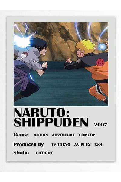 Postifull Αφίσα Anime - Χαρτί με χοντρή επίστρωση, διακόσμηση Duar χωρίς πλαίσιο