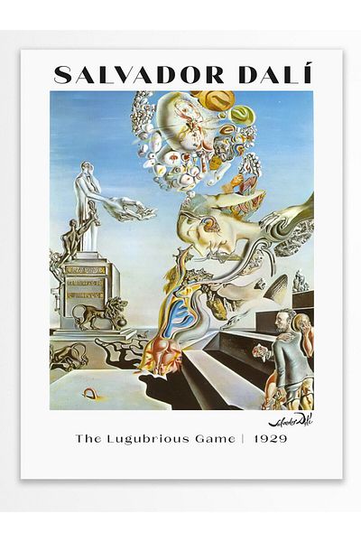Postifull Αφίσα τοίχου Salvador Dali - Σειρά Art, Χοντρό χαρτί, Χωρίς πλαίσιο