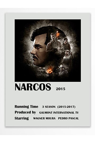 Postifull Narcos - Çerçevesiz Poster - Duvar Dekoru - Dizi Ve Film Afiş Poste...