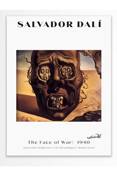 Postifull Αφίσα τοίχου Salvador Dali - Σειρά Art, Χοντρό χαρτί, Χωρίς πλαίσιο