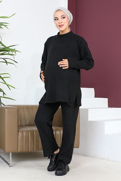 MAY MARA MAGNANT WINTER HIGH COLLAR TUNIC SUIT WITH TROUSERS