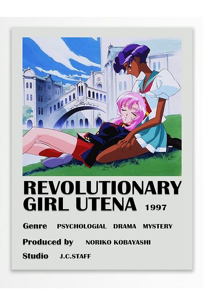 Postifull Αφίσα Anime - Χαρτί με χοντρή επίστρωση, διακόσμηση Duar χωρίς πλαίσιο