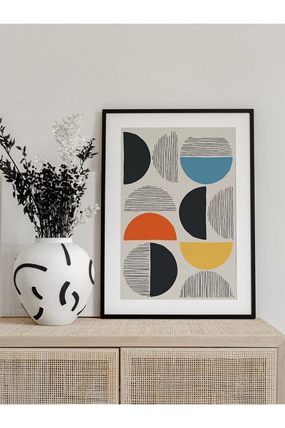 Postifull Pictură murală minimalistă și estetică, poster fără încadrare, decor de perete pentru hol, bucătărie și birou