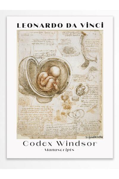 Postifull Αφίσα τοίχου Leonardo Da Vinci - Σειρά Art - Χοντρό χαρτί - Χωρίς π...