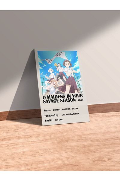 Postifull Αφίσα Anime - Χαρτί με χοντρή επίστρωση, διακόσμηση Duar χωρίς πλαίσιο