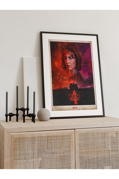 Postifull Netflix Stranger Things Robin Wall Painting, Frameless Poster, Living Room, Room and Office Wall Decor