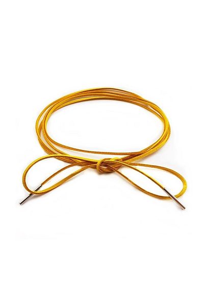 Bijustore Mustard Color Suede Lace-up Women's Choker Necklace
