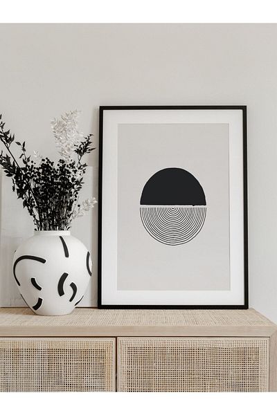 Postifull Minimal and Aesthetic Wall Painting, Frameless Poster, Living Room, Kitchen and Office Wall Decoration