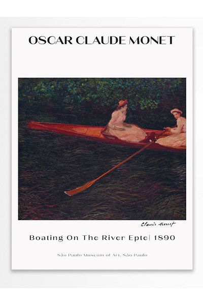 Postifull Αφίσα τοίχου Monet - Διακόσμηση τοίχου - Αφίσες σειράς τέχνης - Χαρτί με χοντρή επίστρωση - Χωρίς πλαίσιο