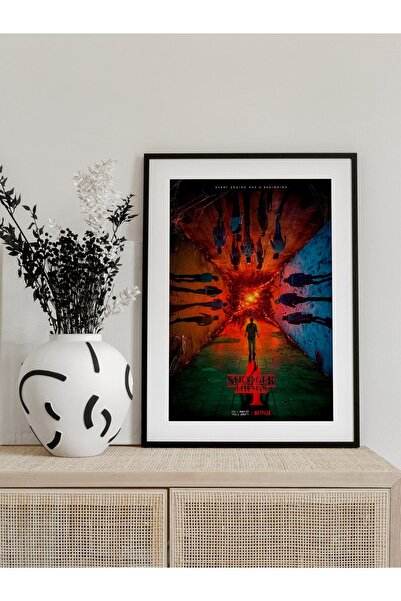 Postifull Netflix Stranger Things Season - 4 Wall Painting, Frameless Poster, Living Room, Room and Office Wall Decor