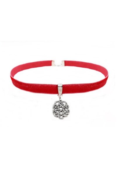 Bijustore Kazaziye Aşk Düğümü Kadın Choker Tasma Kolye