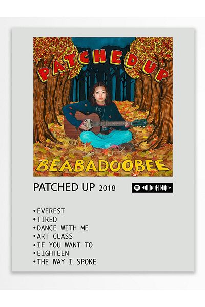 Postifull Αφίσα άλμπουμ Polaroid συμβατή με Spotify - Διακόσμηση τοίχου - Χαρτί με παχιά επίστρωση - Χωρίς πλαίσιο