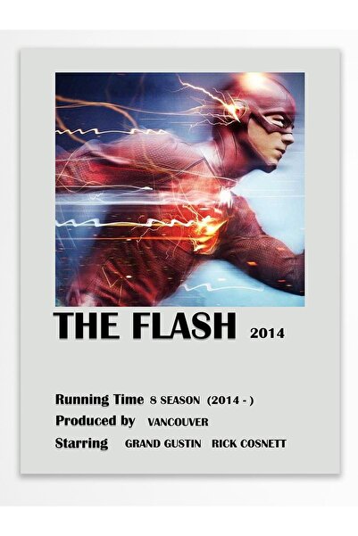 Postifull The Flash - Çerçevesiz Poster - Duvar Dekoru - Dizi Ve Film Afiş Po...