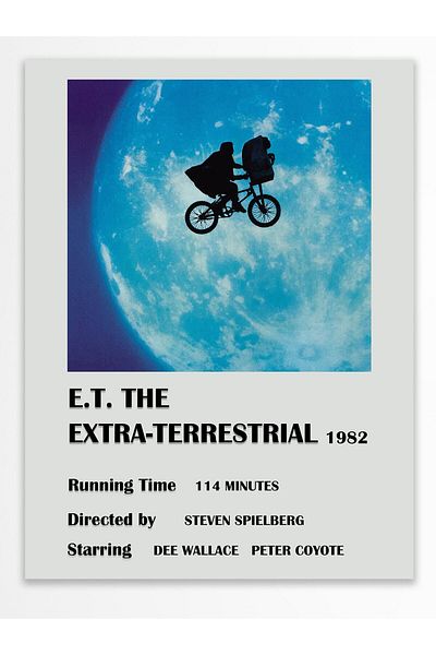 Postifull Αφίσα ταινίας - Αφίσα τοίχου - Αφίσα Polaroid Design, Χωρίς πλαίσιο - Χαρτί με παχιά επίστρωση