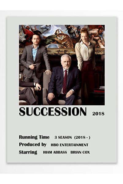 Postifull Succession - Çerçevesiz Poster - Duvar Dekoru - Dizi Ve Film Afiş P...