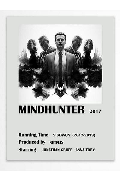 Postifull Mindhunter - Duar Decor - Αφίσα χωρίς πλαίσιο - Χαρτί με χοντρή επίστρωση - Αφίσες τηλεοπτικής σειράς και ταινιών