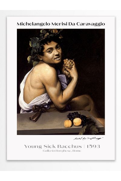 Postifull Αφίσα Caravaggio Art Series Duar - Χαρτί με χοντρή επίστρωση χωρίς πλαίσιο