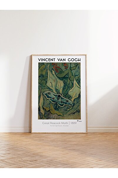 Postifull Van Gogh Duvar Posteri - Great Peacock Moth- Sanat Serisi Posterler...