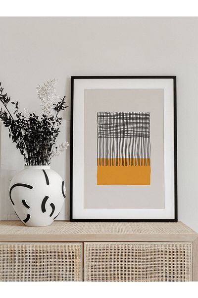 Postifull Pictură murală minimalistă și estetică, poster fără încadrare, decor de perete pentru hol, bucătărie și birou