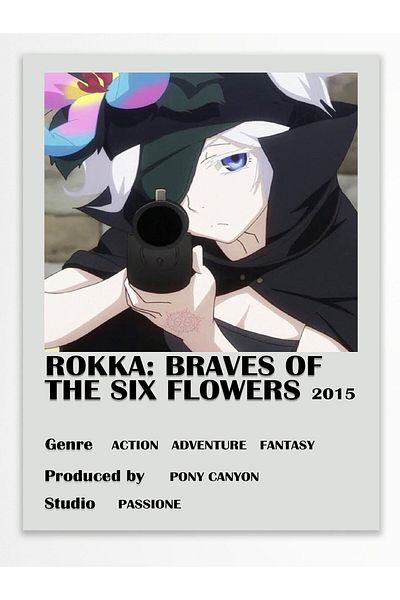 Postifull Αφίσα Anime - Χαρτί με χοντρή επίστρωση, διακόσμηση Duar χωρίς πλαίσιο
