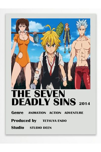 Postifull Αφίσα Anime - Χαρτί με χοντρή επίστρωση, διακόσμηση Duar χωρίς πλαίσιο