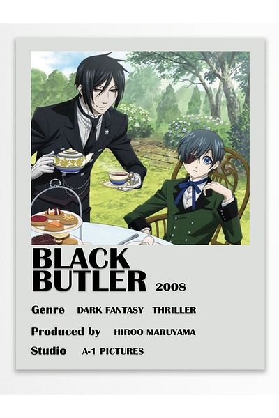 Postifull Αφίσα Anime - Χαρτί με χοντρή επίστρωση, διακόσμηση Duar χωρίς πλαίσιο