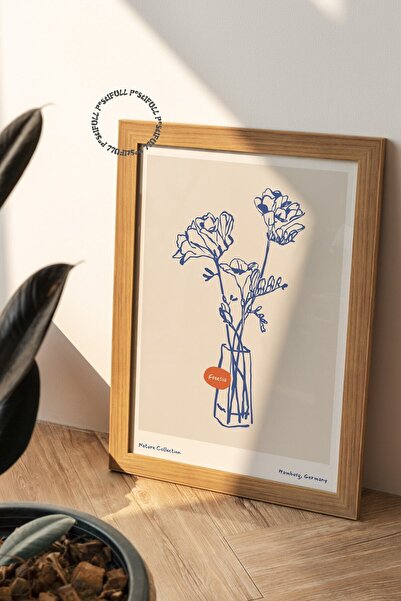 Postifull Botanik Poster - Ev Dekoru Estetik Poster - Flower Market Poster - ...