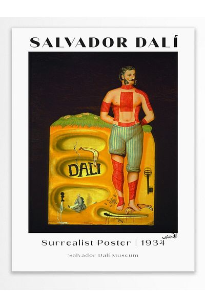 Postifull Αφίσα τοίχου Salvador Dali - Σειρά Art, Χοντρό χαρτί, Χωρίς πλαίσιο