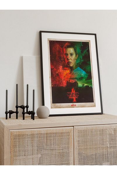 Postifull Netflix Stranger Things Eleven Wall Painting, Frameless Poster, Living Room, Room and Office Wall Decor
