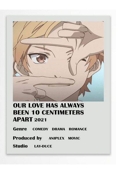 Postifull Αφίσα Anime - Χαρτί με χοντρή επίστρωση, διακόσμηση Duar χωρίς πλαίσιο
