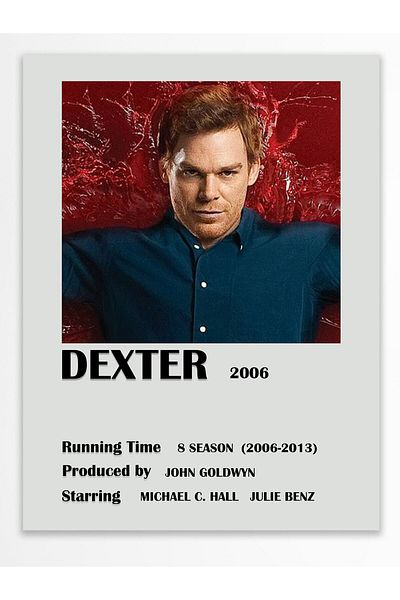 Postifull Dexter - Αφίσα χωρίς πλαίσιο - Διακόσμηση τοίχου - Πανό από χαρτί με χοντρή επίστρωση