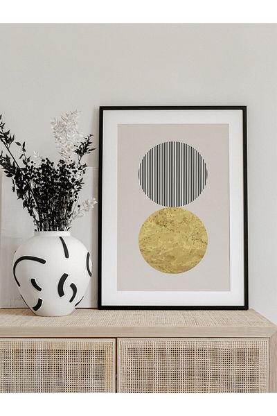 Postifull Minimal and Aesthetic Wall Painting, Frameless Poster, Living Room, Kitchen and Office Wall Decoration