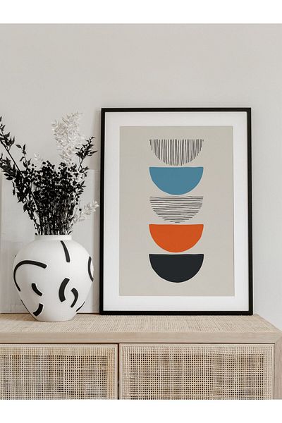 Postifull Pictură murală minimalistă și estetică, poster fără încadrare, decor de perete pentru hol, bucătărie și birou