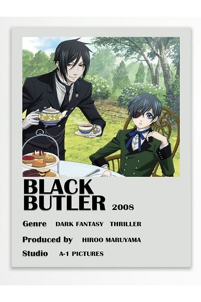 Postifull Αφίσα Anime - Χαρτί με χοντρή επίστρωση, διακόσμηση Duar χωρίς πλαίσιο