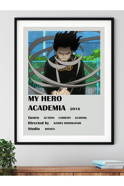Postifull Αφίσα Anime My Hero Academia - Διακόσμηση τοίχου από χαρτί χωρίς πλαίσιο και παχύ χρώμα