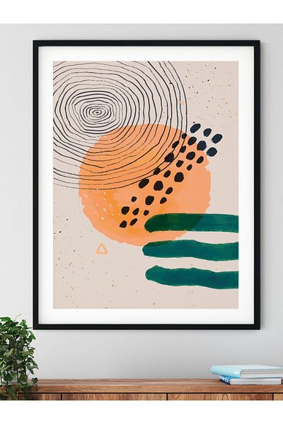 Postifull Bohemian and Aesthetic Wall Painting, Frameless Poster, Living Room, Kitchen and Office Wall Decoration