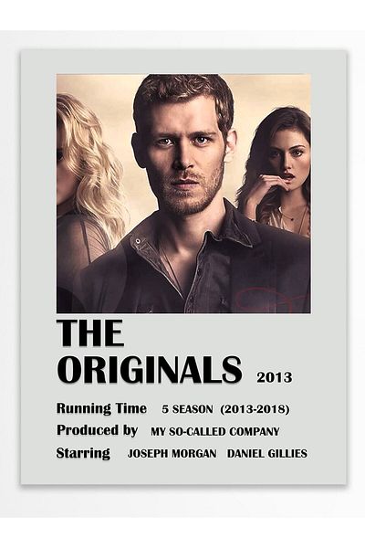 Postifull The Originals - Διακόσμηση τοίχου, Αφίσα χωρίς πλαίσιο - Αφίσες τηλεοπτικών σειρών και ταινιών, χαρτί με χοντρή επίστρωση