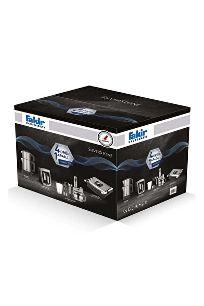 Fakir Avantaj Premium Paket Set Silver Stone Serisi (Tost Makinesi/Çaycı/BlenderSet/KahveMakinesi)