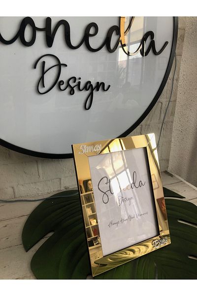 Stoneda 13x18 Photo Frame PVC Protected Gold