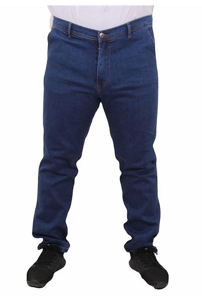 Starbattal Plus Size Trousers Side Pocket Classic 11908 BLUE