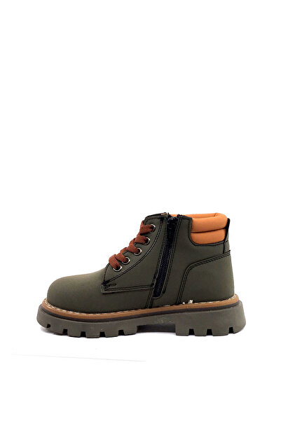 Arzen 4528 Haki Termo Taban Kışlık Erkek Çocuk Botu