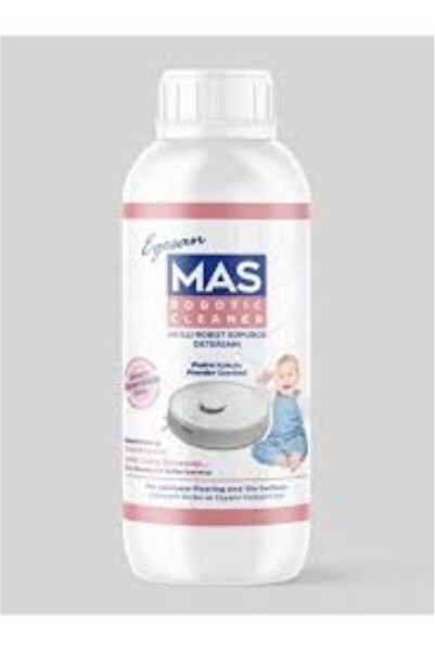 Mas Robot Süpürge Deterjanı Bebek Ve Çocuklu Evler Için Pudra Kokulu 1000 ml