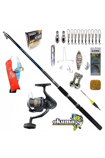 Okuma Revenger Rv-55 Bauer Onliner 300cm Kıyı Olta Takımı Seti