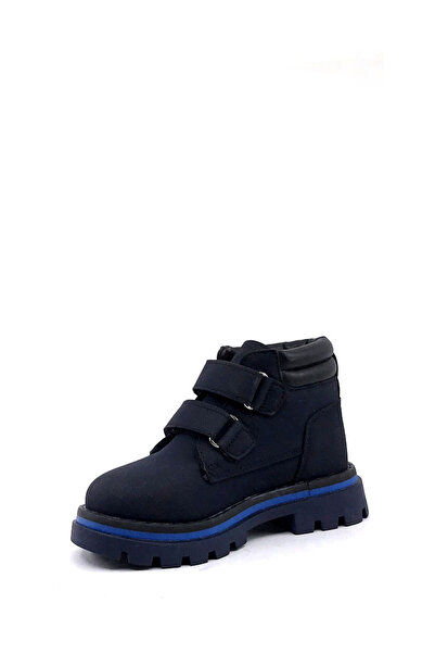 Arzen 4535 Navy Blue Velcro Thermo Sole Winter Boy Boots