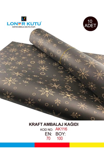 Loner Kutu Kraft Kağıt Ambalaj Kağıdı Hediye Kağıdı Kraft Kutu Yılbaşı Çeyiz ...