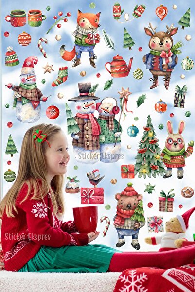 Sticker Ekspres Set de autocolante de perete pentru uși din sticlă pentru Omu...