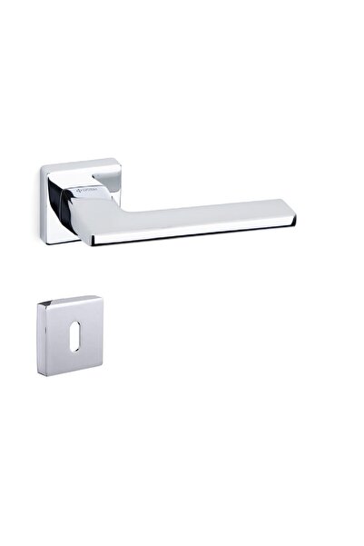 System Zetta Rozetli Kapı Kolu Krom Renk Oda Tipi