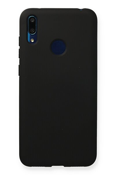 Tria Huawei Y7 2019 Uyumlu İçi Kadife Lansman Tasarım Silikon Telefon Kılıfı