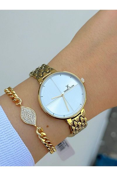 Daniel Klein Dk.ft.1.118 Steel Cord 30 Mt Water Resistant New Season Stylish Design Wristwatch
