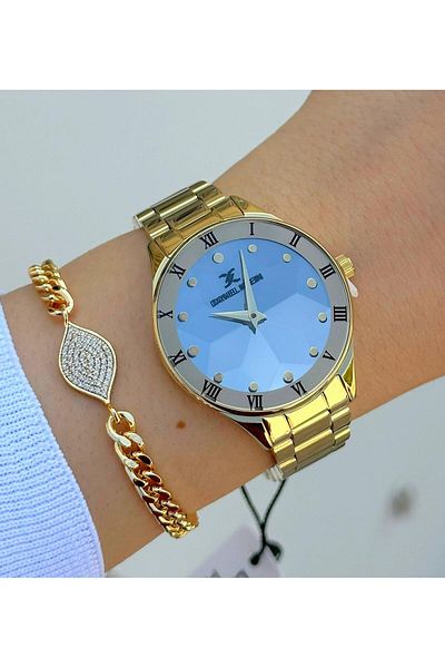 Daniel Klein Dk.ft.1.109 Steel Cord 30 Mt Water Resistant New Season Stylish Design Wristwatch
